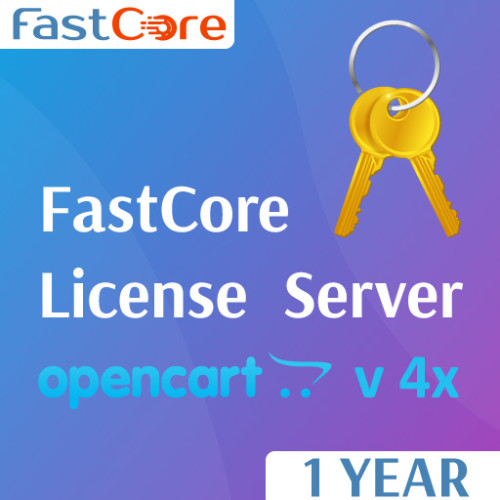FastCore License Server for Opencart 4x - 1 Year